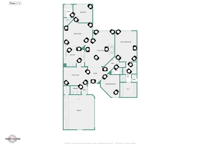 Floor Plan based Interactive Virtual Tours and Internactive Floor Plans